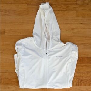 Baleaf Classic White Zip-Up Jacket